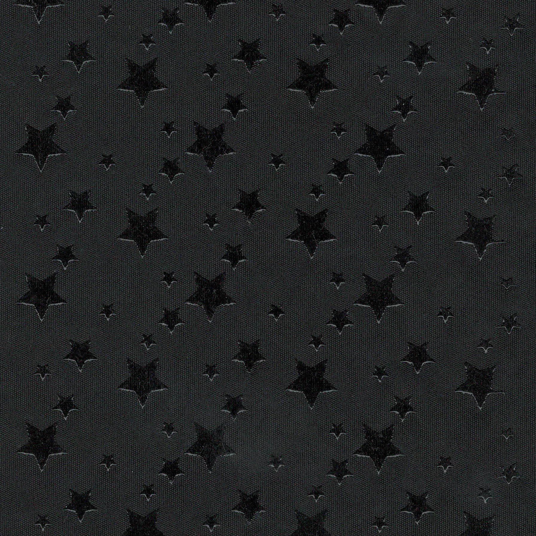矽膠止滑 大小星星 黑色